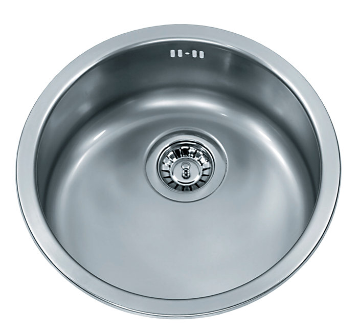 Stålvask rund Ø40 cm 